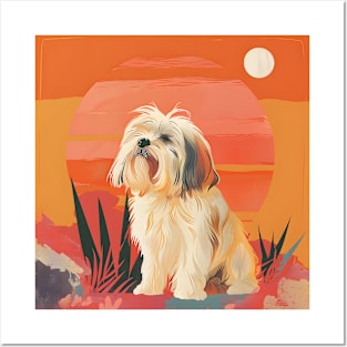 Lhasa Apso in 70's Posters and Art
